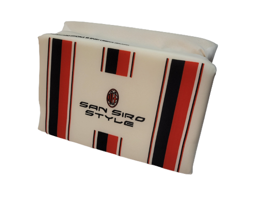 Cuscino da stadio bianco Milan