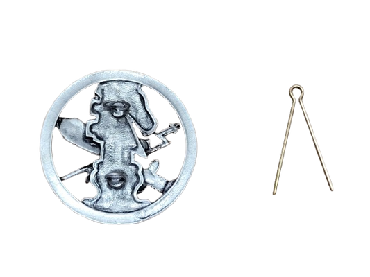 Fregio da basco 28esimo 28° Reggimento Pavia Pesaro