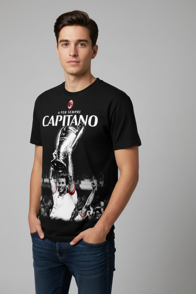 T-shirt 6 per sempre Capitano - Franco Baresi