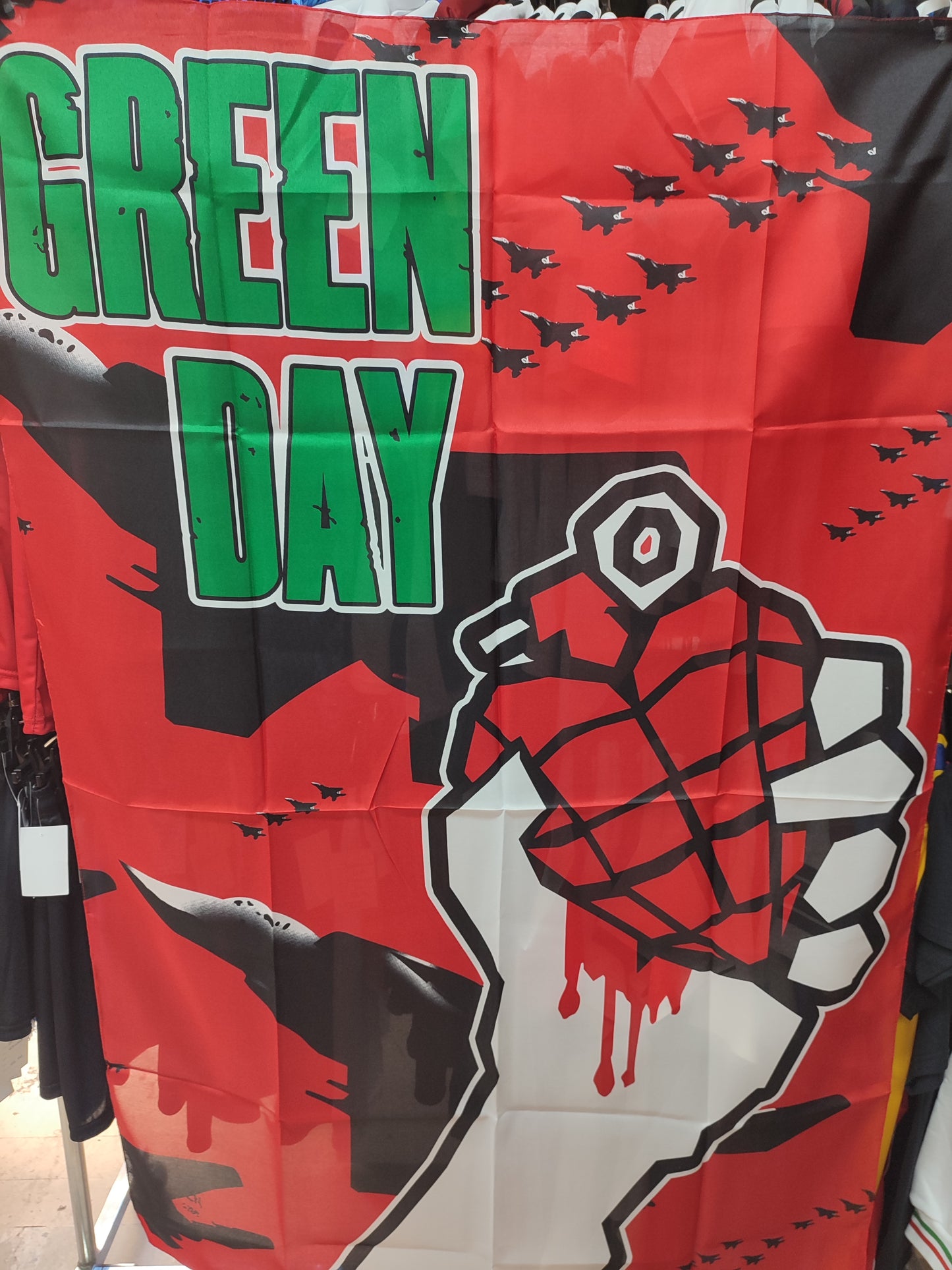 Bandiera Green Day peace no war