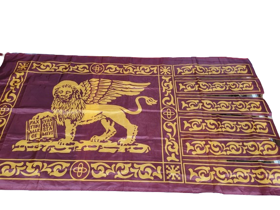 Bandiera di Venezia del Veneto con le nappe