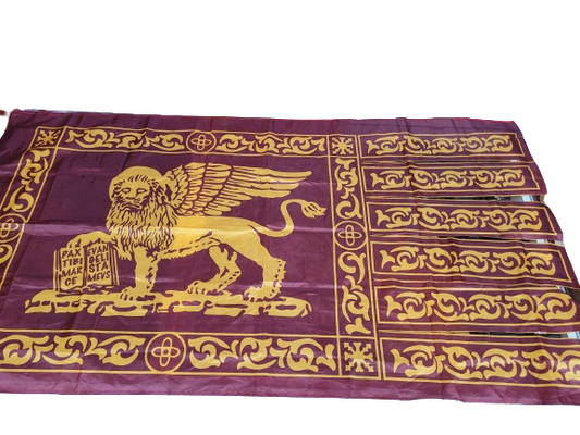 Bandiera di Venezia del Veneto con le nappe