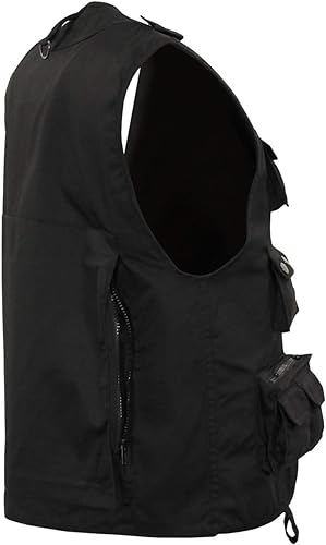 Gilet nero robusto Canadian per adulti