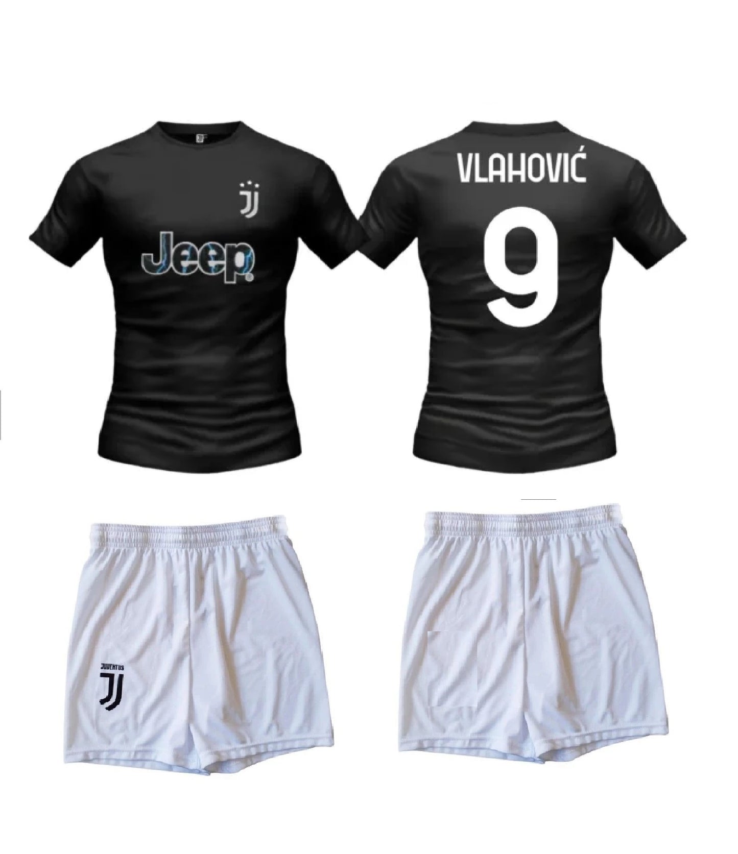 Maglia FC Juventus nera Dusan Vlahovic