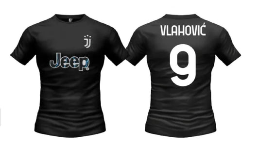 Maglia FC Juventus nera Dusan Vlahovic