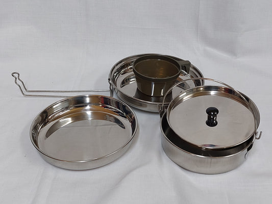 Gavetta 5 pezzi in acciaio