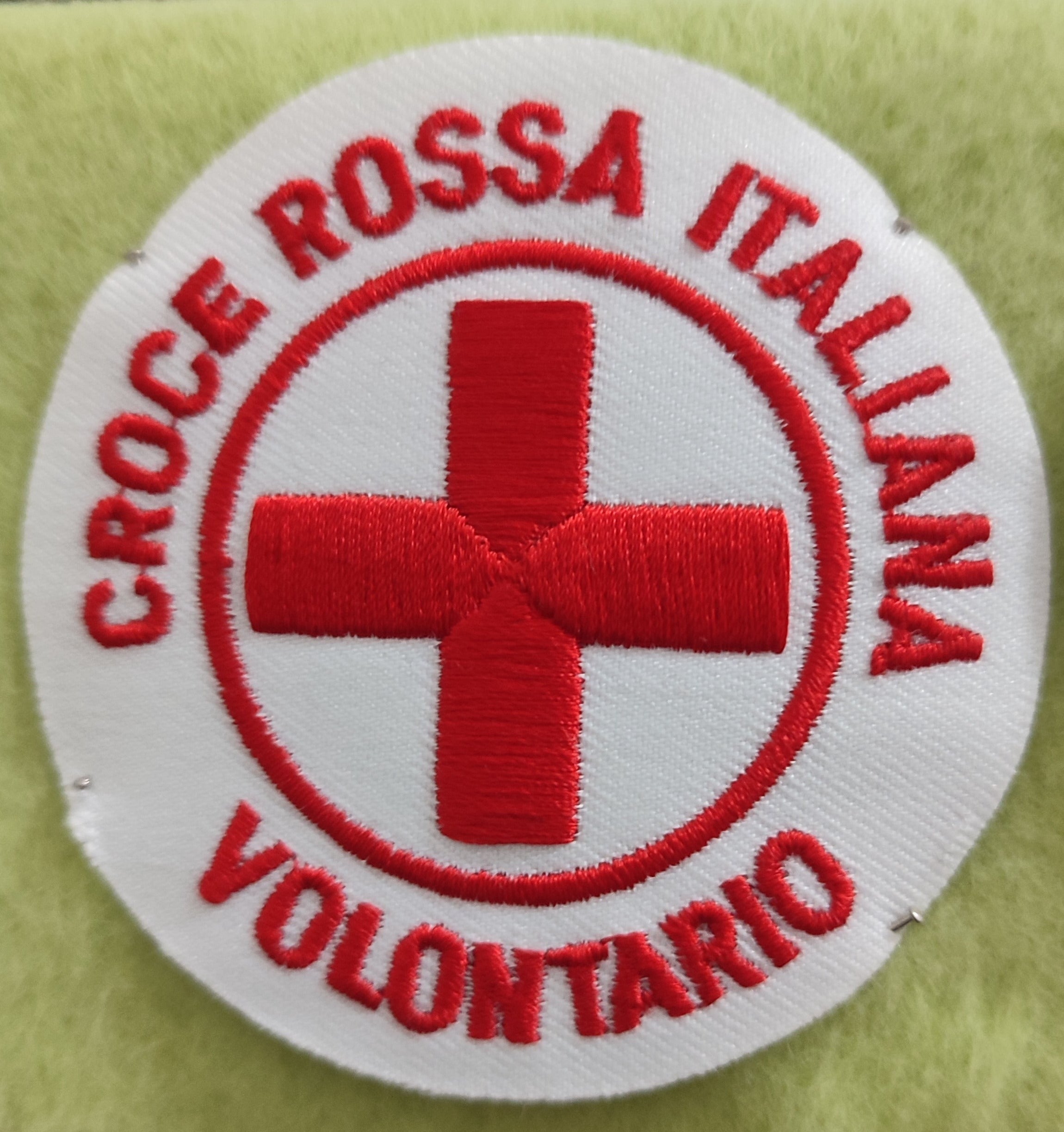 Patch Toppa - ITALIA termo-adesiva Alta definizione Volontariato