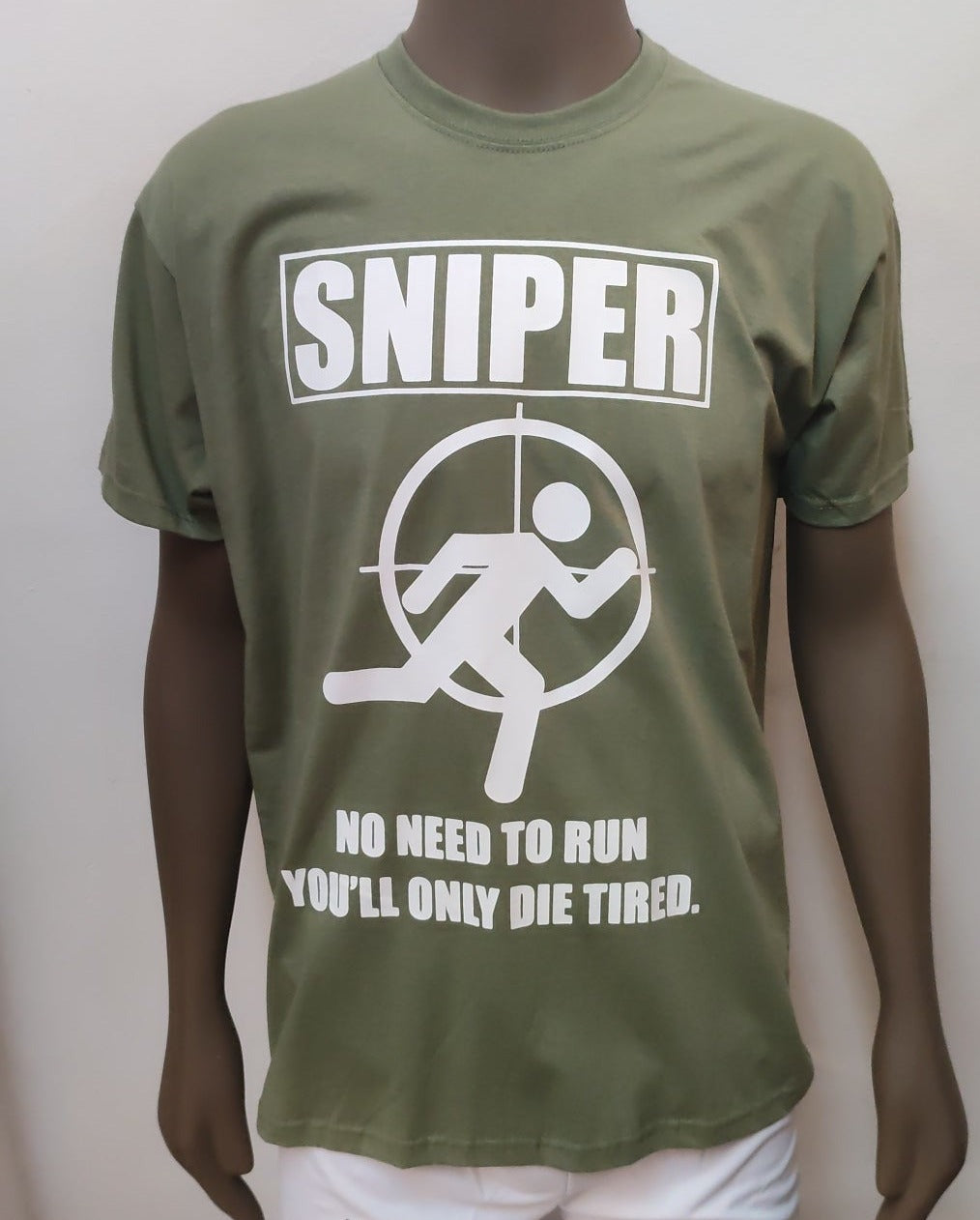 T-shirt Sniper verde