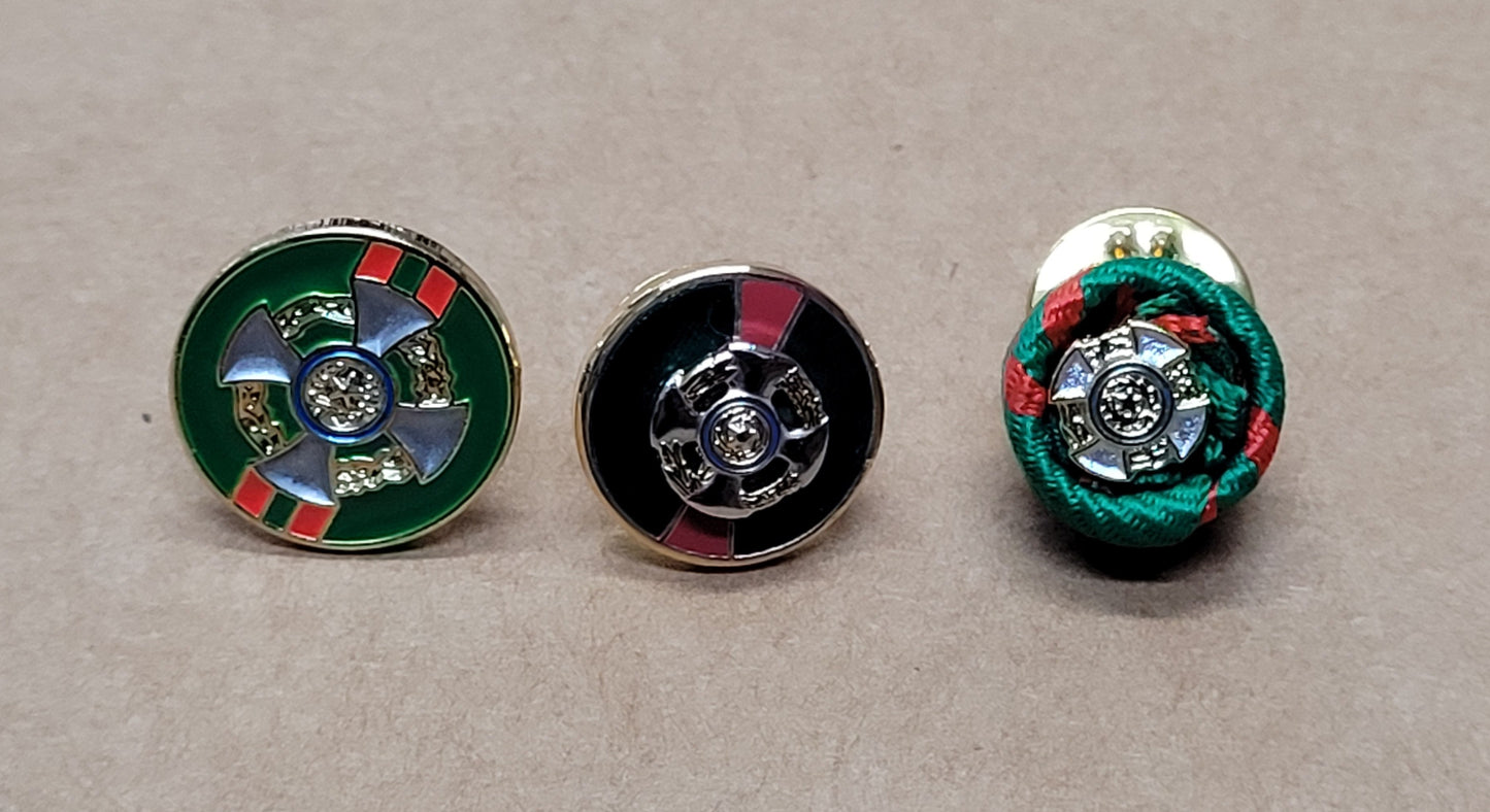 Set 3 distintivi Cavaliere della Repubblica