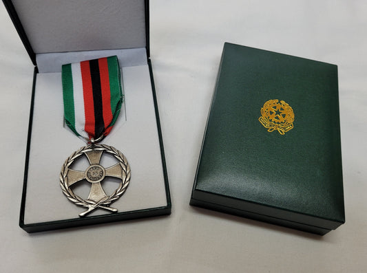 Medaglia Afghanistan per la Sicurezza con scatola Repubblica