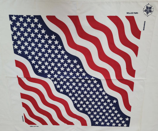 Foulard USA stelle e strisce particolare