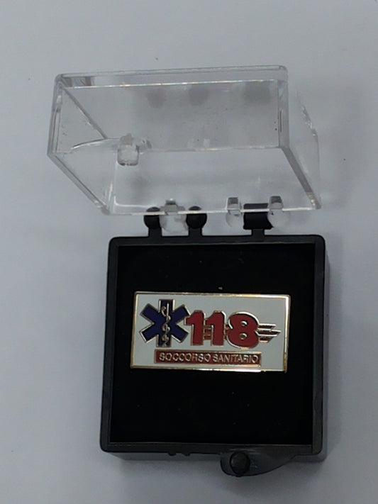 Spilla 118 rettangolare