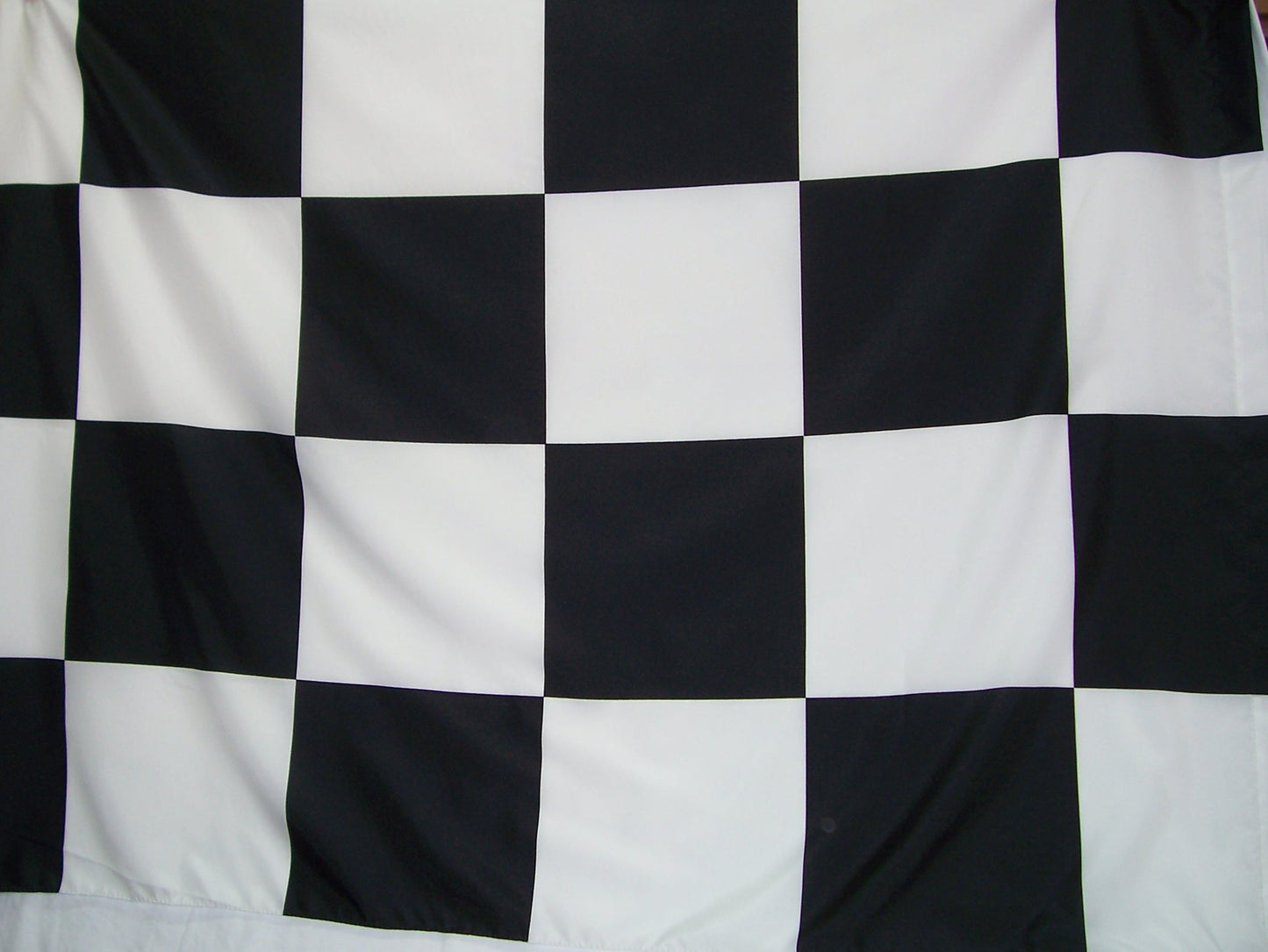 Bandiera a scacchi bianconera