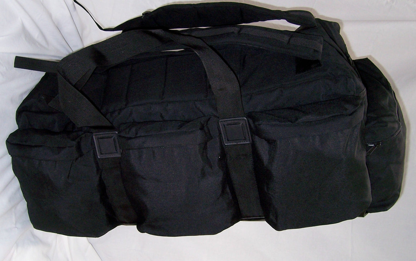 Zaino e borsone nero 120 litri