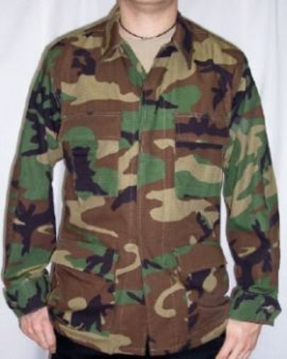 Camicia BDU woodland