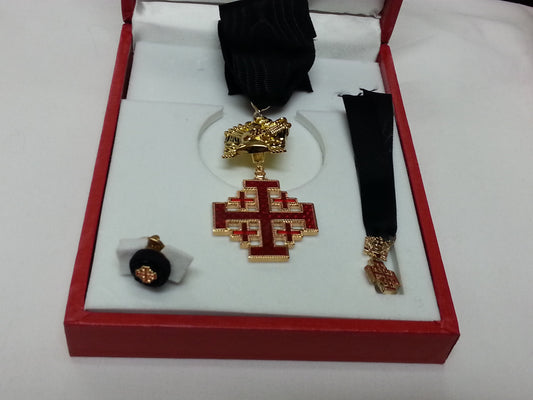 Kit croce Ordine Equestre del Santo Sepolcro di Gerusalemme
