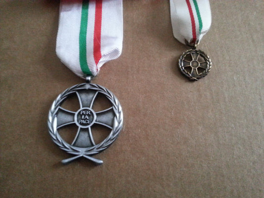 Croce di Gala Medaglia Missioni di Pace all' estero o Libano