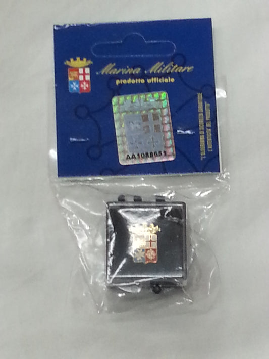 Distintivo in metallo Marina con scatola