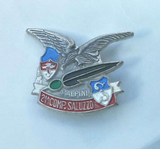 Spilla Alpini 4 Saluzzo 21 Compagnia