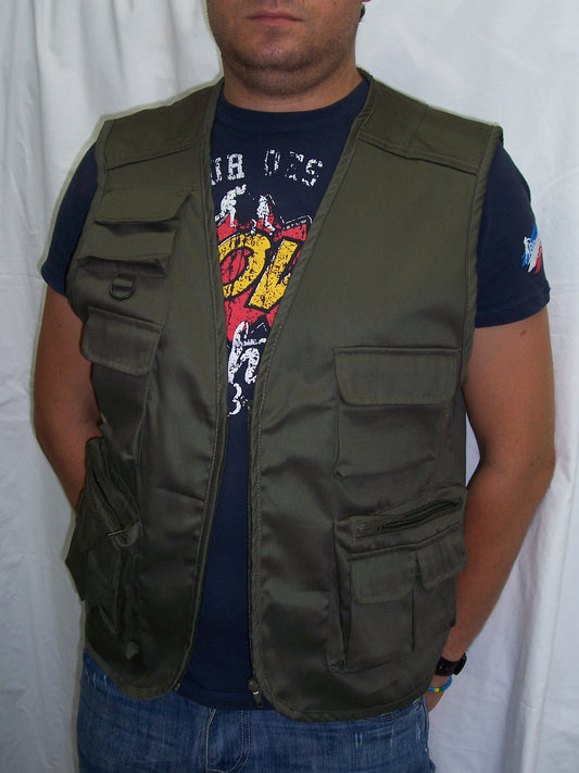 Gilet verde leggero per adulti