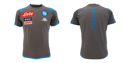 T-shirt di rappresentanza del Napoli grigia