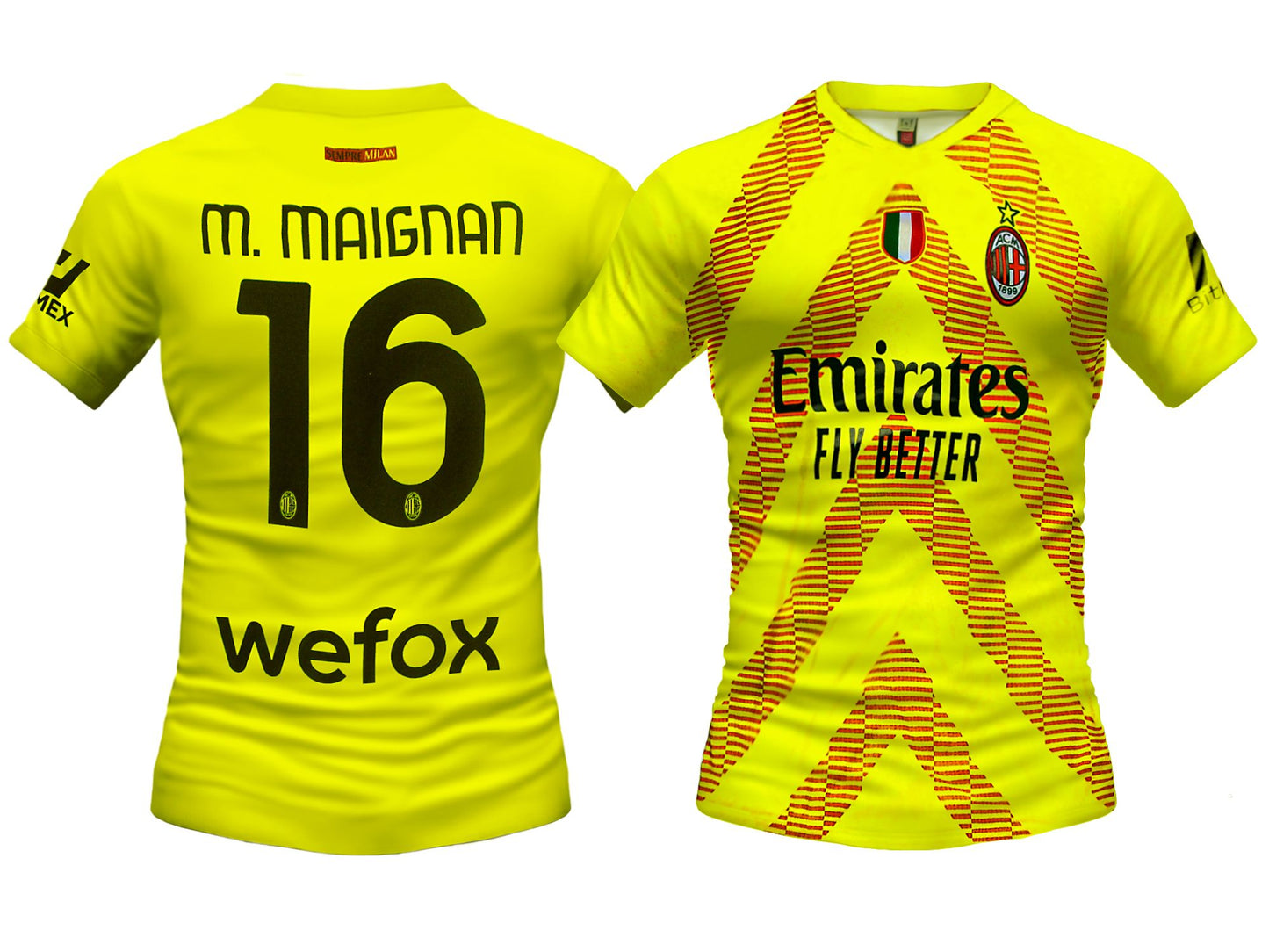 Maglia AC Milan 2023 il portiere Mike Maignan