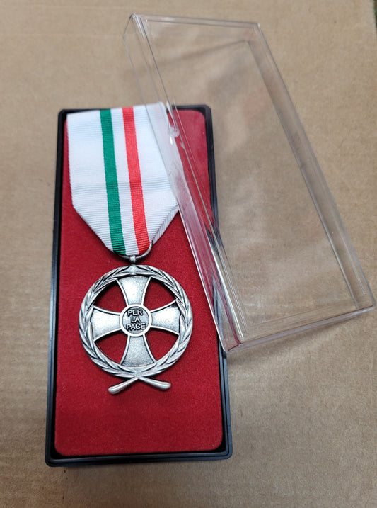 Kit Medaglia + scatola Missioni di Pace all' estero