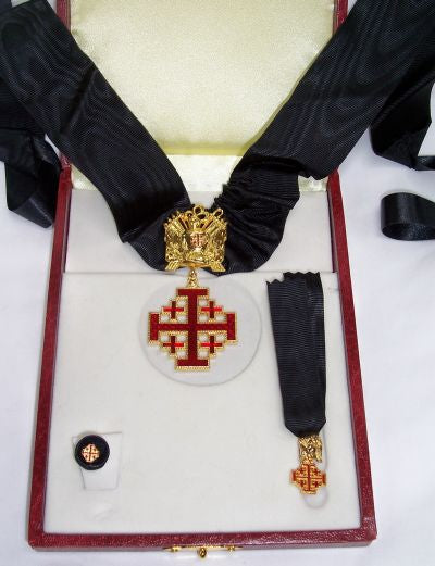 Kit collare Ordine Equestre del Santo Sepolcro di Gerusalemme