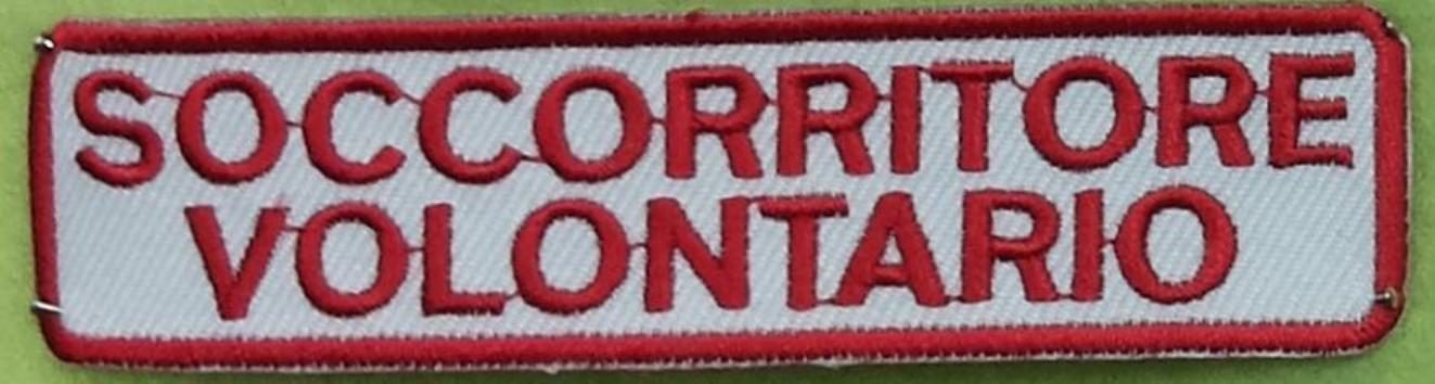 Toppa soccorritore volontario