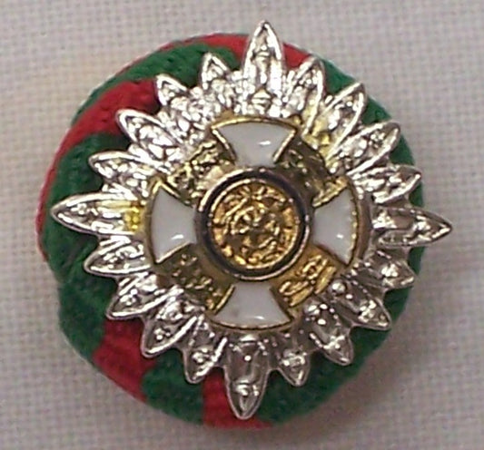 Rosetta in seta lavorata a mano Grand' Ufficiale Repubblica