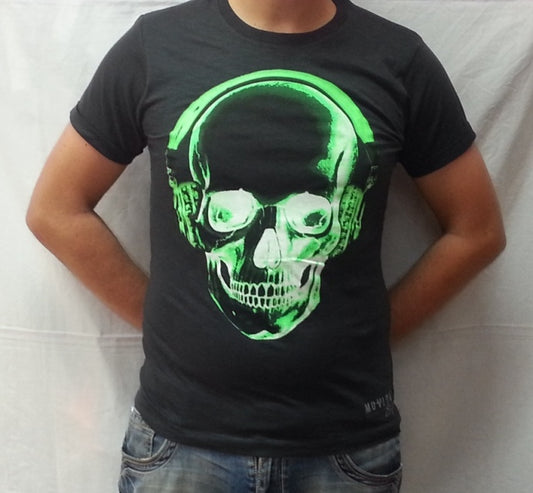 T-shirt Teschio fluo 030