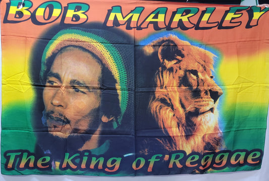 Bandiera Bob Marley King of Reggae