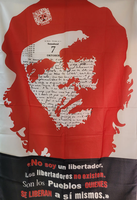 Bandiera Che Guevara bianca