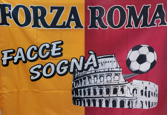 Bandiera Roma Facce Sogna