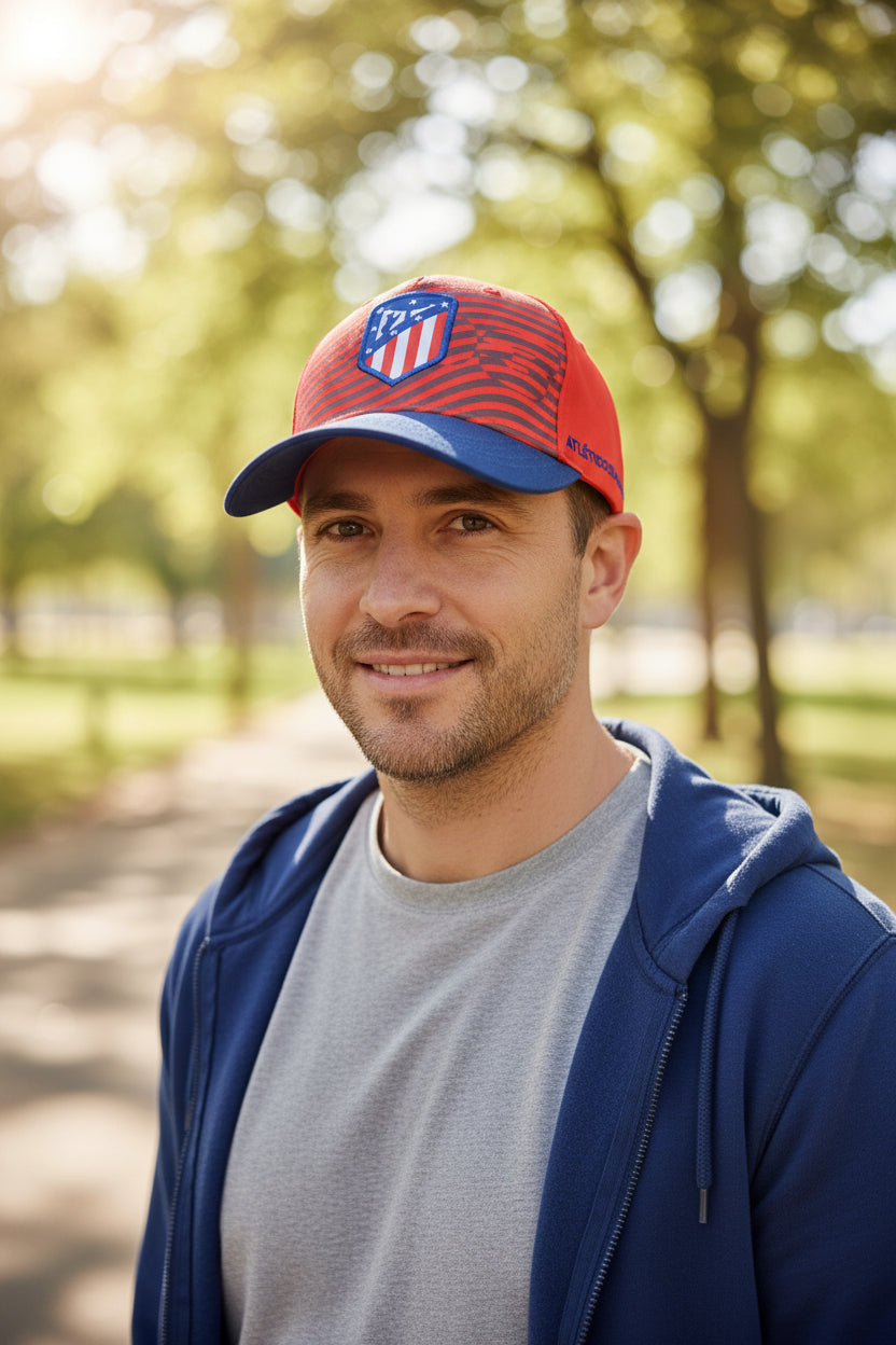 Cappello con visiera Atletico Madrid