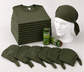 Travestimento militare per 10 persone