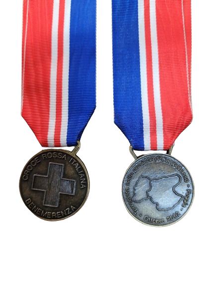 Medaglia Terremoto Foggia Campobasso Croce Rossa