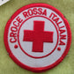 Toppa piccola Croce Rossa Italiana Spazio bianco