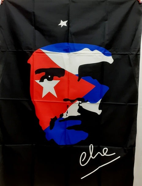 Bandiera Che Guevara nera
