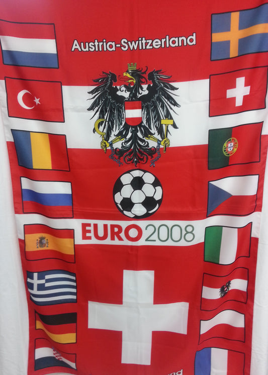 Bandiera verticale celebrativa Euro 2008