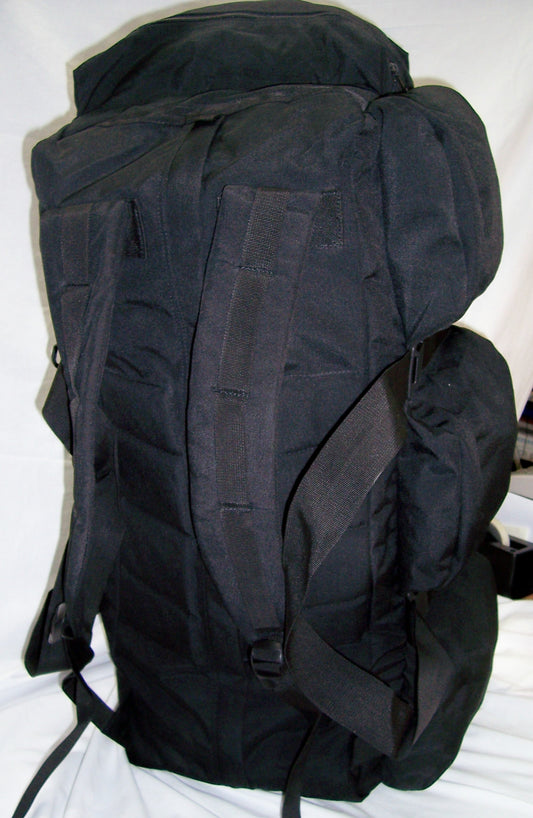 Zaino e borsone nero 120 litri