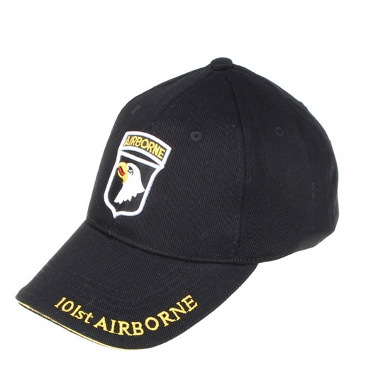 Cappello Airborne nero aquila
