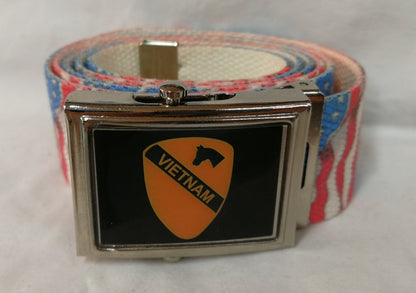 Cintura First 1st Cavalry Division Vietnam vari colori