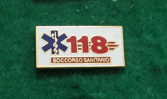 Spilla 118 rettangolare