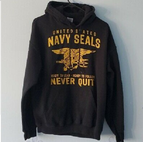 Felpa Navy Seals con cappuccio o senza vari colori