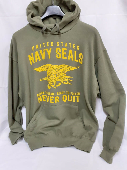 Felpa Navy Seals con cappuccio o senza vari colori