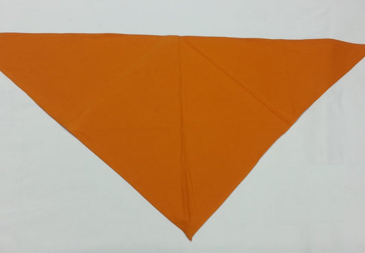 Foulard arancione triangolare