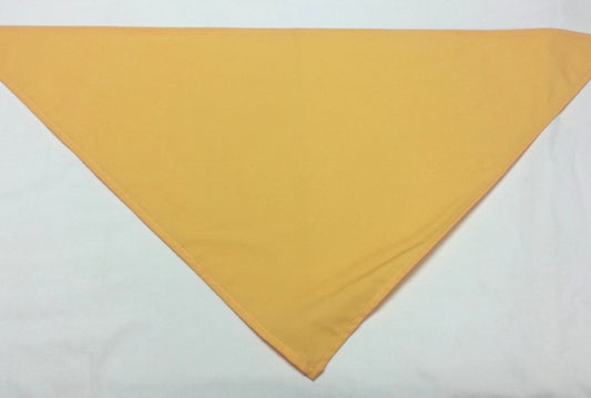 Foulard arancione chiaro triangolare