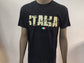 T-shirt nera Italia