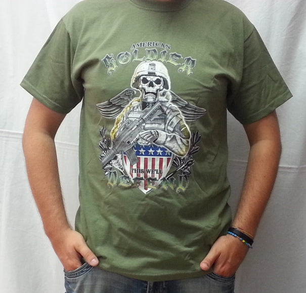 T-shirt American soldier 036